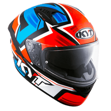 Load image into Gallery viewer, KYT NF-R Artwork Helmet - Red Blue