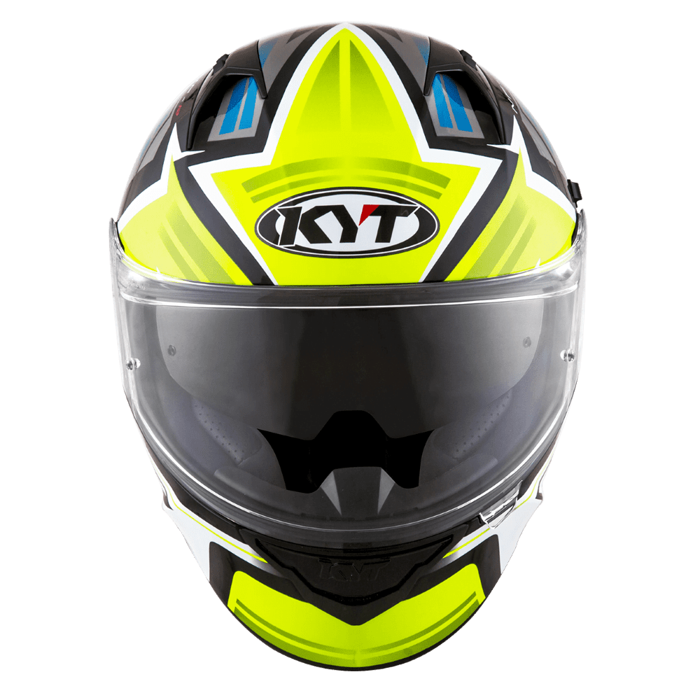 KYT NF-R Artwork Helmet - Yellow Grey