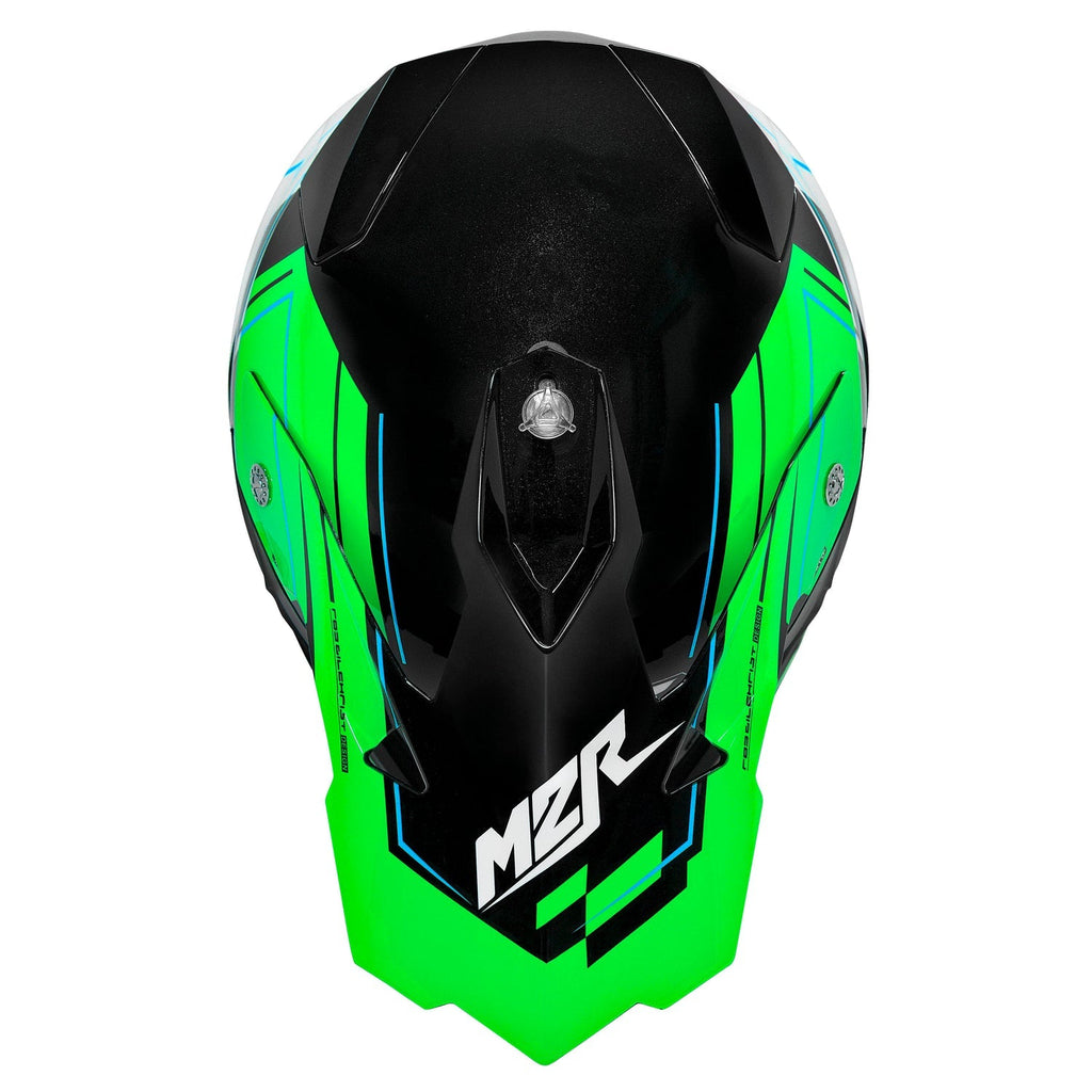 M2R X3 Replacement Peak for Sabre PC-4 - Green / Blue