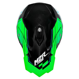 M2R X3 Replacement Peak for Sabre PC-4 - Green / Blue