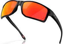 Load image into Gallery viewer, Oakley Gibston XL Matte Black Ink Frame Sunglasses With Prizm Ruby Polarised Lens