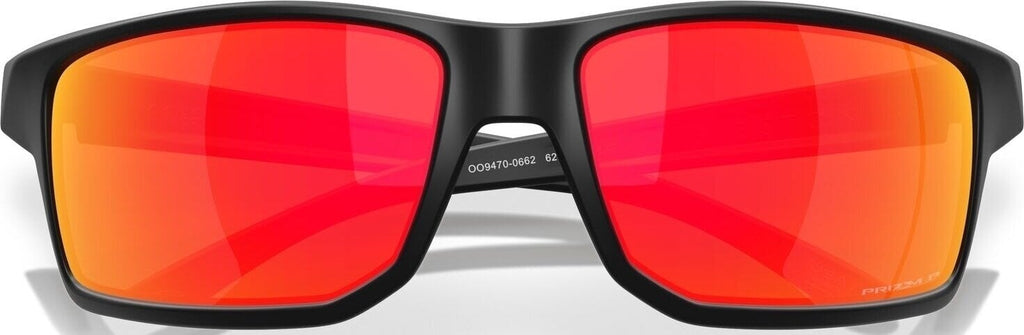 Oakley Gibston XL Matte Black Ink Frame Sunglasses With Prizm Ruby Polarised Lens