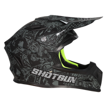 Load image into Gallery viewer, RXT SG-1 Ultra+ Shotgun All-In Matte Black/Grey Helmet