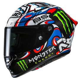 HJC RPHA 1 V2 Carbon Quartararo Le Mans III MC-21 Full Face Helmet