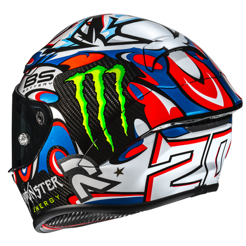 HJC RPHA 1 V2 Carbon Quartararo Le Mans III MC-21 Full Face Helmet