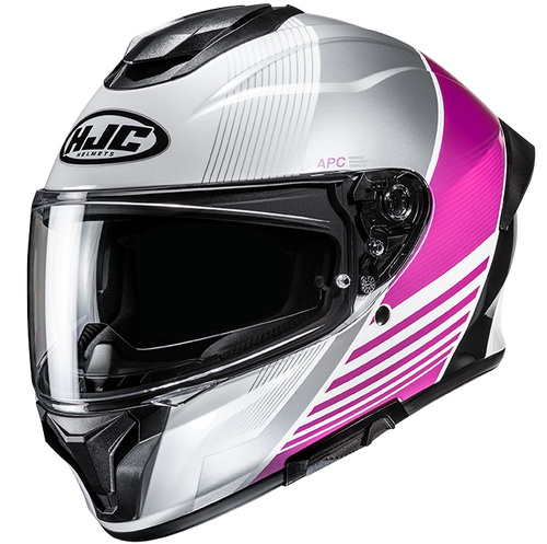 HJC C71 Morix Series MC-8 Full Face Helmet - Black/Grey/Pink