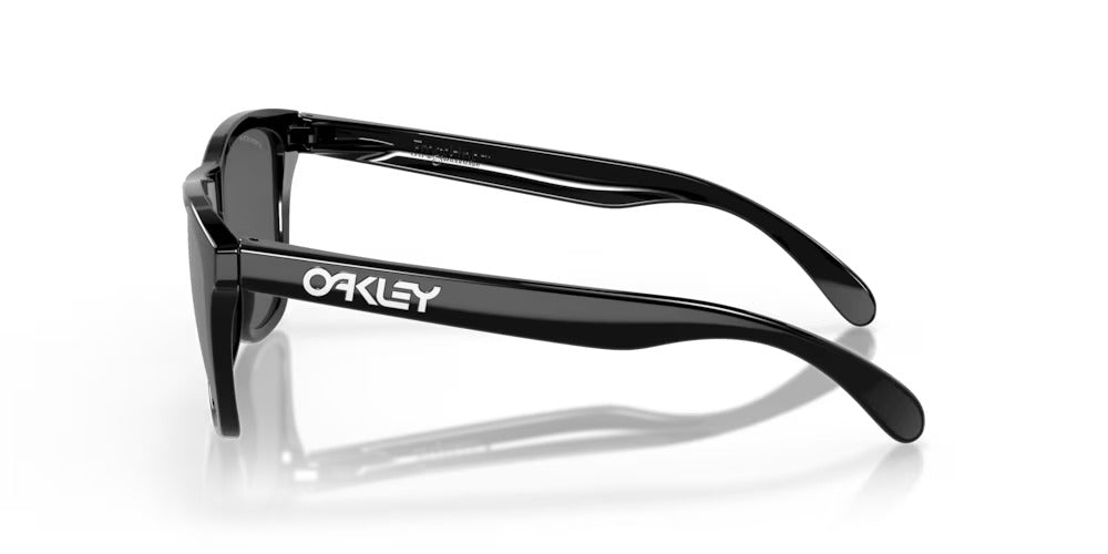 Oakley Frogskins Sunglasses With Grey Lens - Polished Black