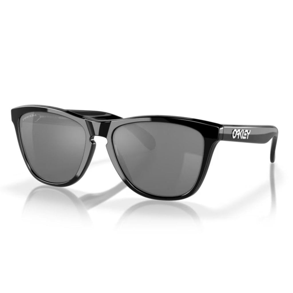 Oakley Frogskins Sunglasses With Grey Lens - Polished Black