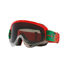 Load image into Gallery viewer, Oakley O Frame Troy Lee Designs Carrack Orange Goggles With Dark Grey Lens