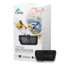 Load image into Gallery viewer, Cardo PACKTALK OUTDOOR (JBL Audio) Bluetooth Intercom - BLACK