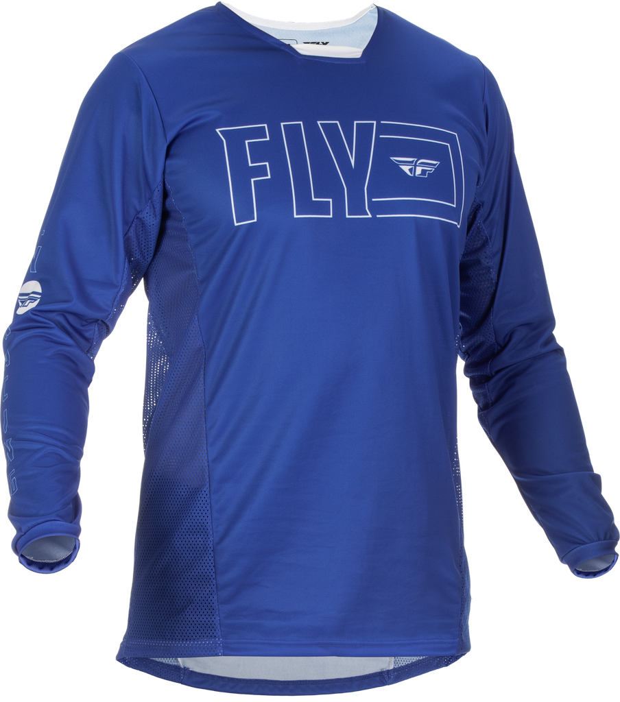 FLY Racing Kinetic Jersey 2022 Fuel Blu Wht