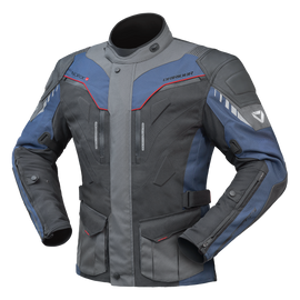 Dririder Nordic V Textile Motorcycle Jacket - Navy Grey