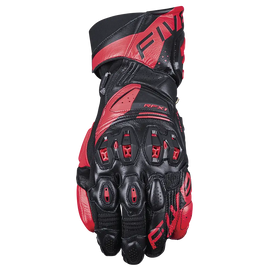 Five RFX-1 EVO Racing Gloves - Black/Red