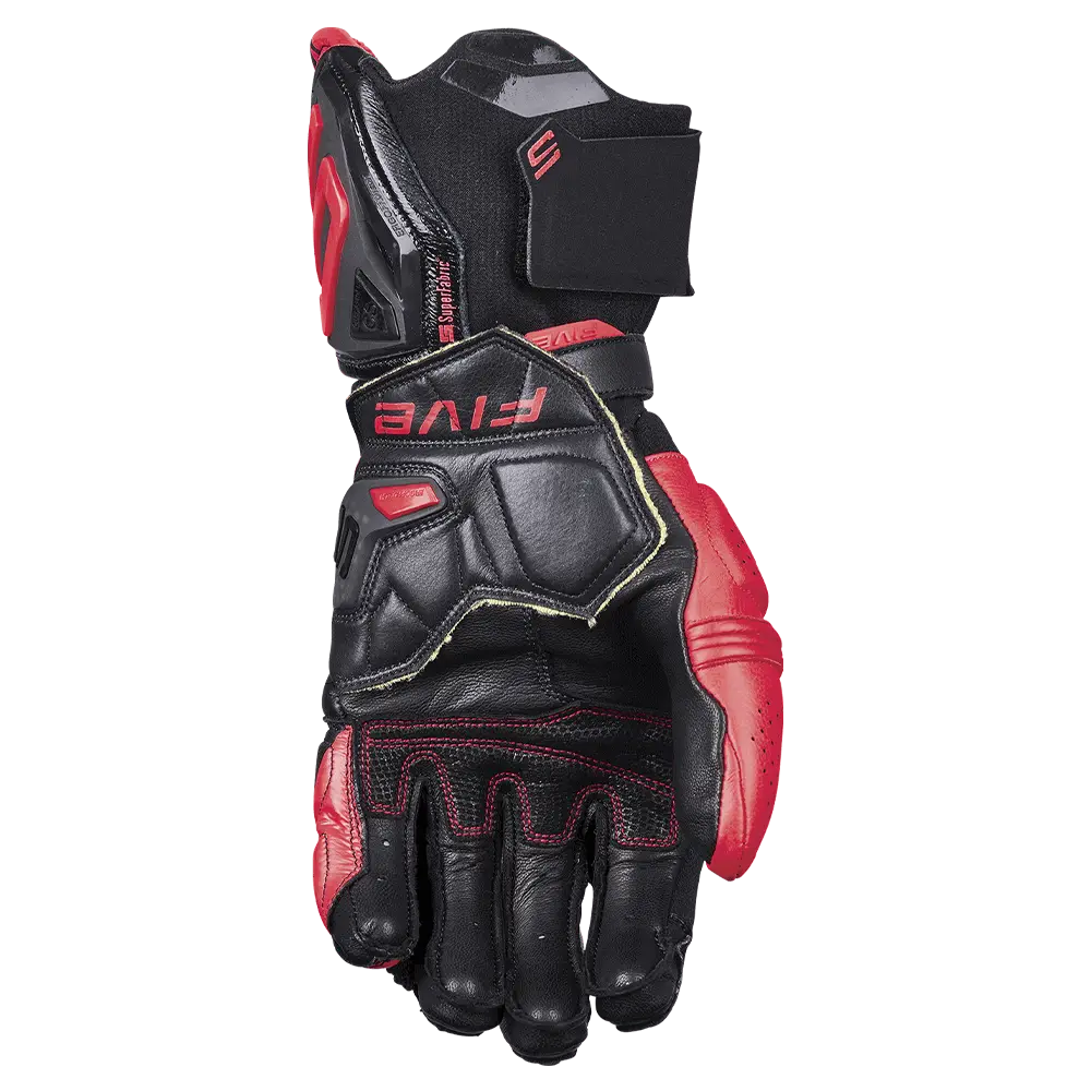 Five RFX-1 EVO Racing Gloves - Black/Red