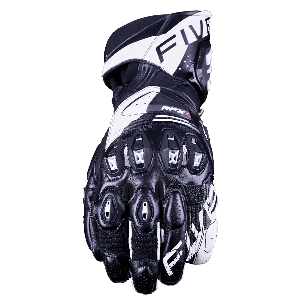 Five RFX-1 EVO Racing Gloves - Black/White