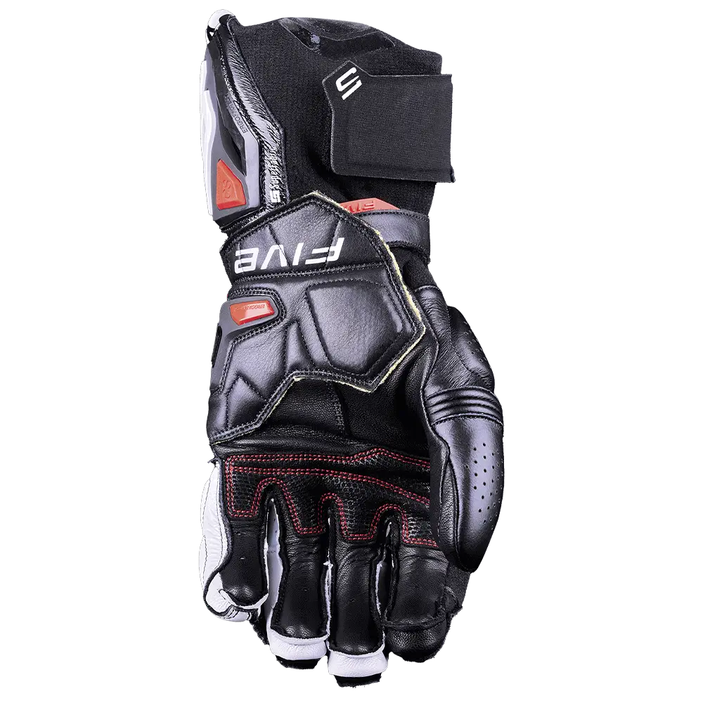 Five RFX-1 EVO Racing Gloves - Black/White