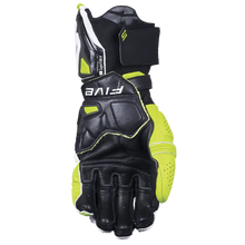 Load image into Gallery viewer, Five RFX-1 EVO Racing Gloves - White/Fluro-Yellow