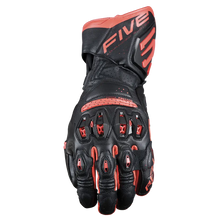 Load image into Gallery viewer, Five RFX-3 EVO Racing Gloves - Black/Red
