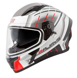 Rjays Apex III Switch Helmet - White/Grey/Red