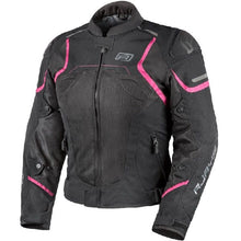 Load image into Gallery viewer, Rjays Pace Airflow Ladies Jacket - Black/Pink
