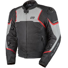 Load image into Gallery viewer, Rjays Pace Airflow Men&#39;s Textile Jacket - Black/Primer Grey
