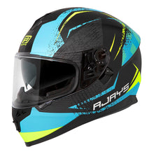 Load image into Gallery viewer, Rjays Dominator II Strike Helmet - Matt Blue/Yellow
