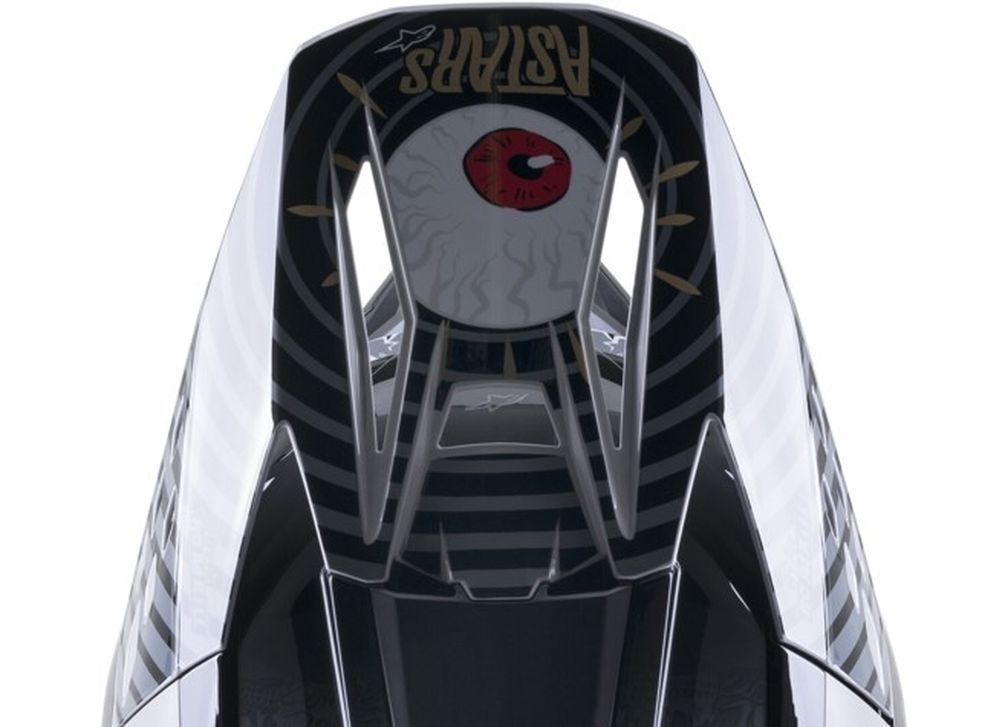Alpinestars S-M5 - Visor - Solar Flare Gloss Black Grey Gold | Everest Motorcycles