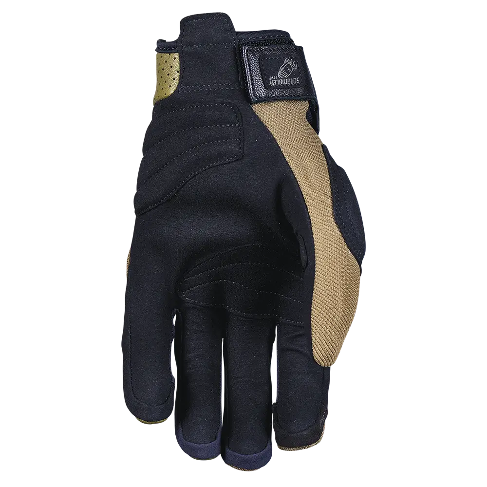Five Scrambler Gloves - Khaki/Black