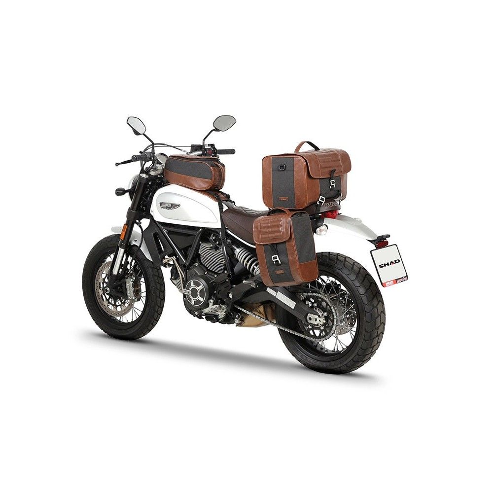 Shad SR Retro Side Bag Fitting – Ducati Scrambler 800 Icon
