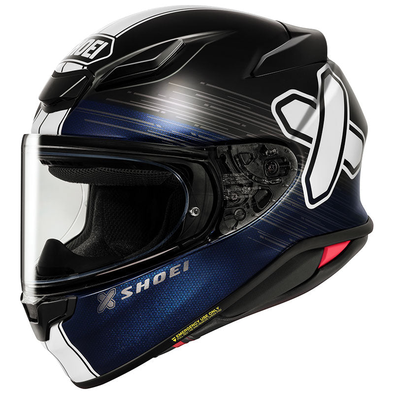Shoei NXR2 Ideograph TC-5 Full Face Helmet - Black - MotoHeaven