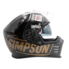 Load image into Gallery viewer, Simpson Venom Full Face Helmet - Logo ST Black