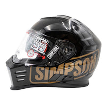 Load image into Gallery viewer, Simpson Venom Full Face Helmet - Logo ST Black