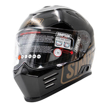 Load image into Gallery viewer, Simpson Venom Full Face Helmet - Logo ST Black