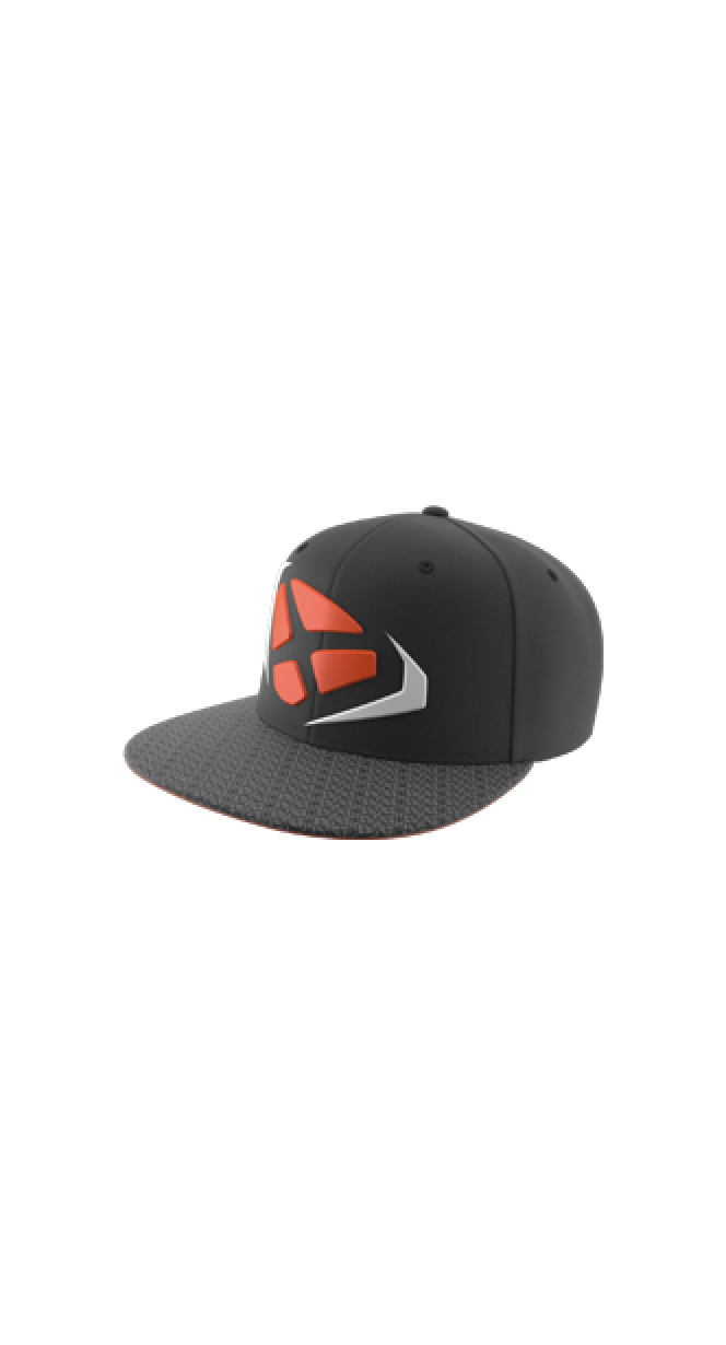 Ixon Staff Cap - Black/Orange