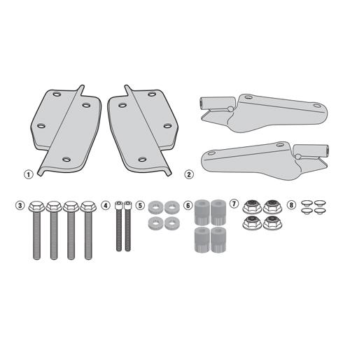 Givi Top Plate CRF1000 Africa Twin +M7/M6M