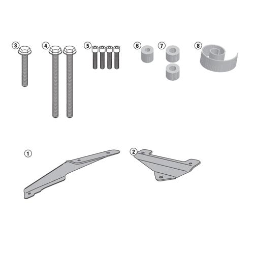 Givi Top Rack SUZ BURG 200 *Monolock