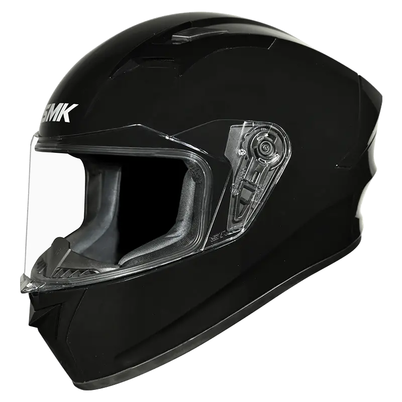 SMK Stellar Solid (GL200) Full Face Helmet - Black