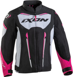 Ixon Striker Air Kid Lady Jacket - Black/White/Fuschia