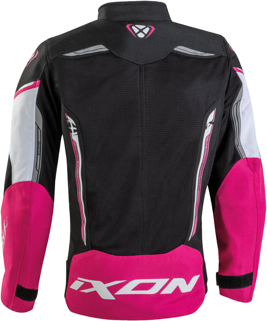 Ixon Striker Air Kid Lady Jacket - Black/White/Fuschia