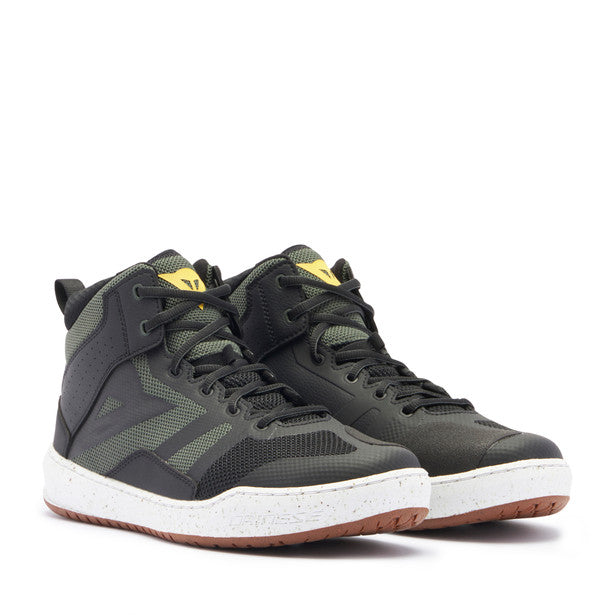 Dainese Suburb Air Shoes - Black/White/Army-Green