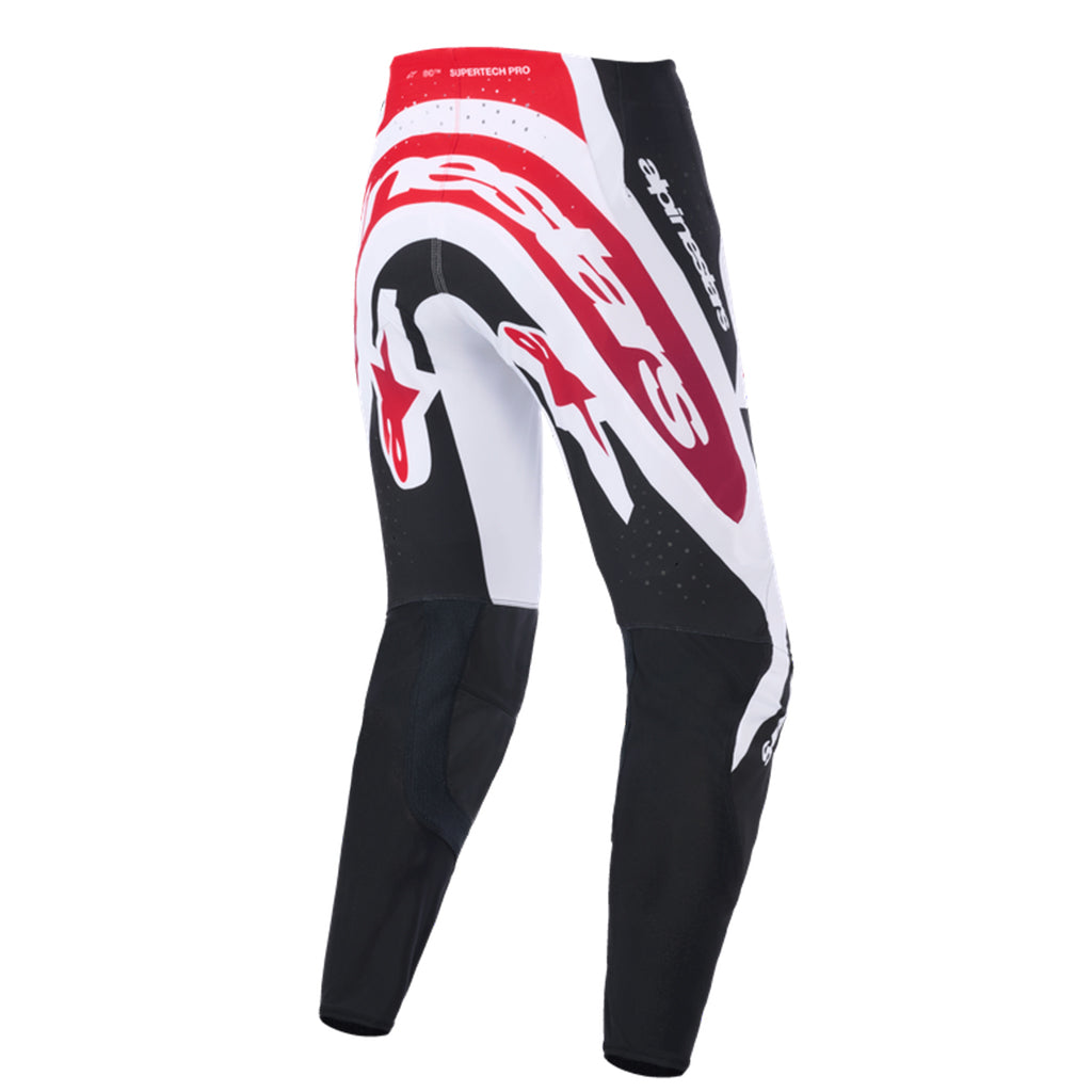 Alpinestars 2026 Supertech Pro Vista Pants - Black/Red/White - View 2 | Everest Motorcycles