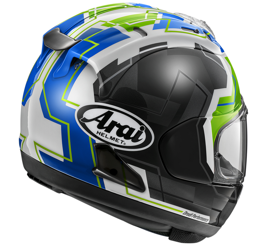 Arai RX-7V Evo JR 65 Green Helmet