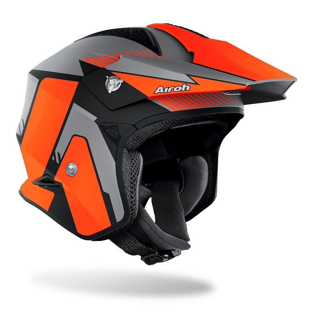 Airoh TRR-S Trial Pure Helmet - Orange Matt