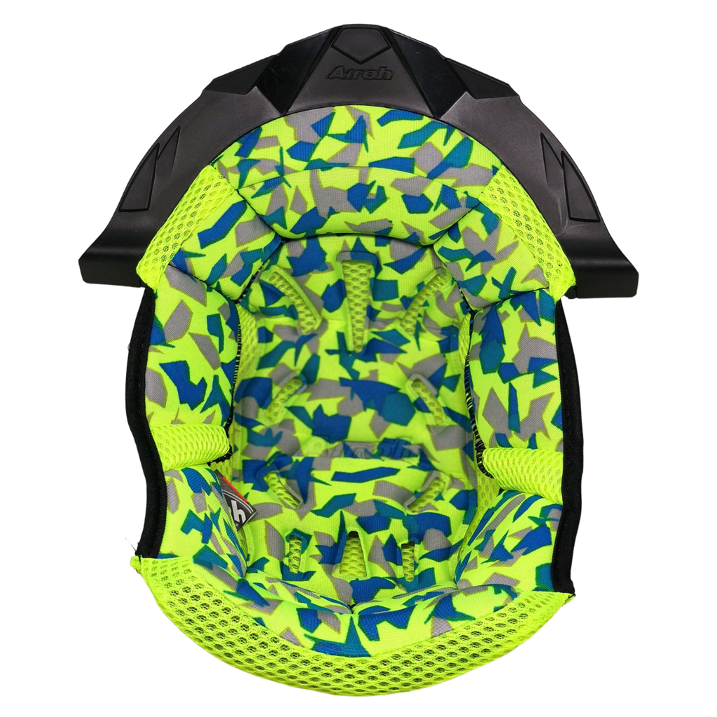 Airoh Twist Replacement Crown Liner - Camo Yellow - L - 15mm