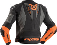 Load image into Gallery viewer, Ixon Vendetta Evo Leather Jacket - Black/Anthracite/Orange